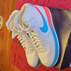Air Force 1 High '07 LV8 Ember Glow-Blue Fury